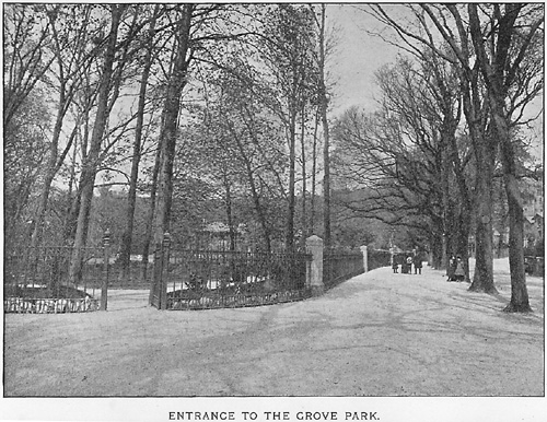 Weston-super-Mare 1890, Entrance to Grove Park