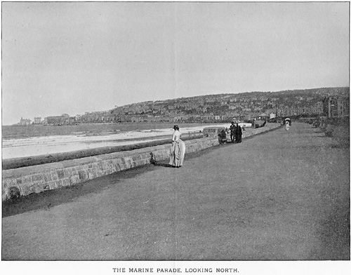 Weston-super-Mare 1890, The marine parade looking north