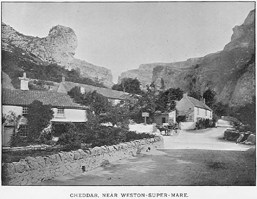 Cheddar, near Weston-super-Mare 1890