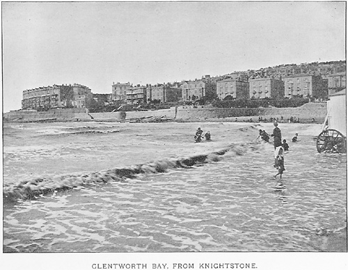 Weston-super-Mare 1890, Glentworth bay from Knightstone